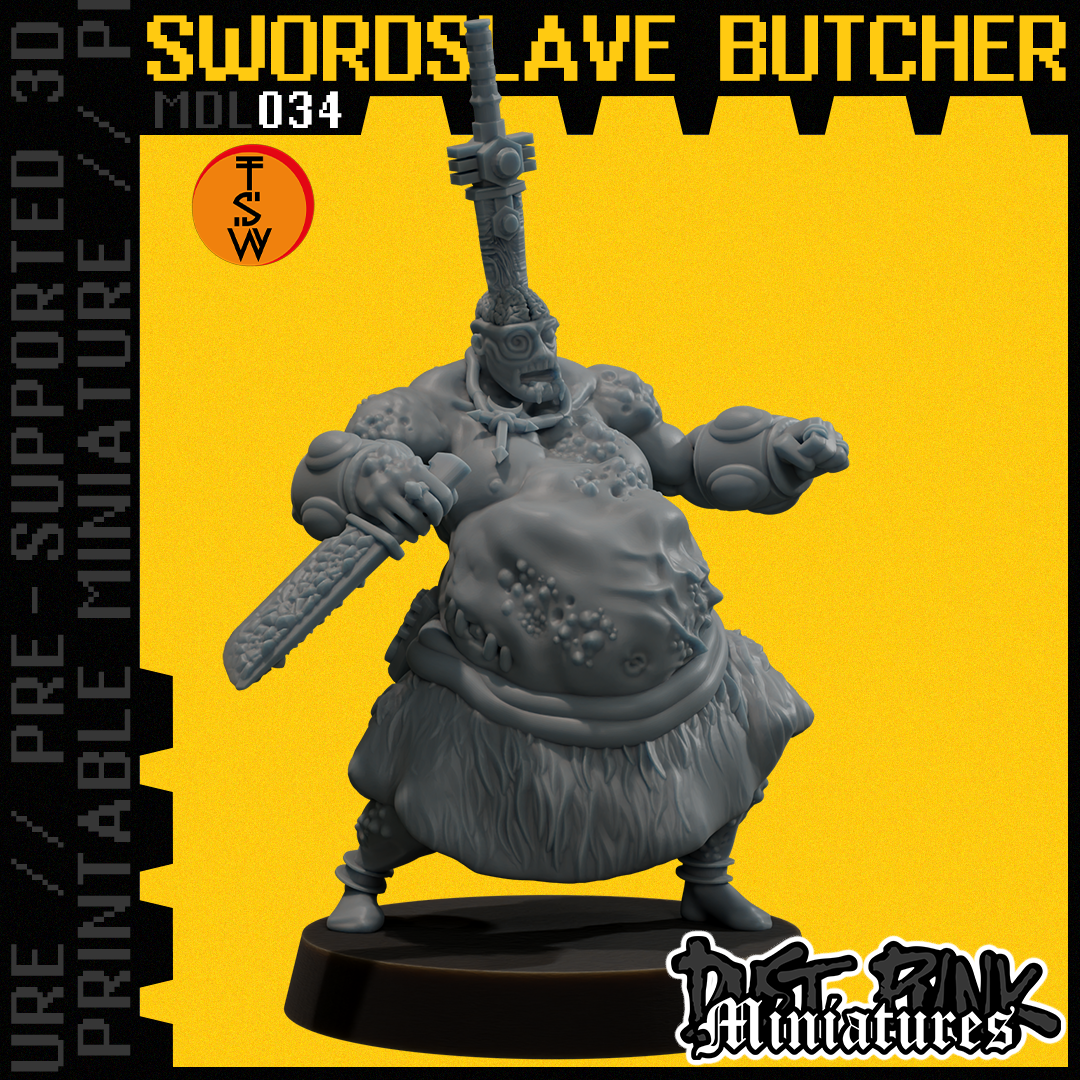 MDL034 SWORDSLAVE BUTCHER [PRE-SUPPORTED]